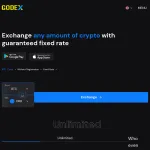 Godex - Cryptocurrency Converter with Lowest Fees